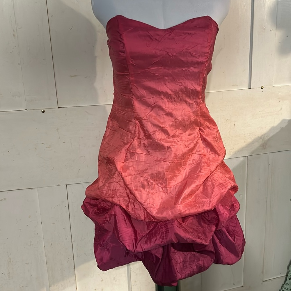 EC My Michelle Ombré Y2K 90s Party Dress Homecoming Dance Date Graduate Wedding